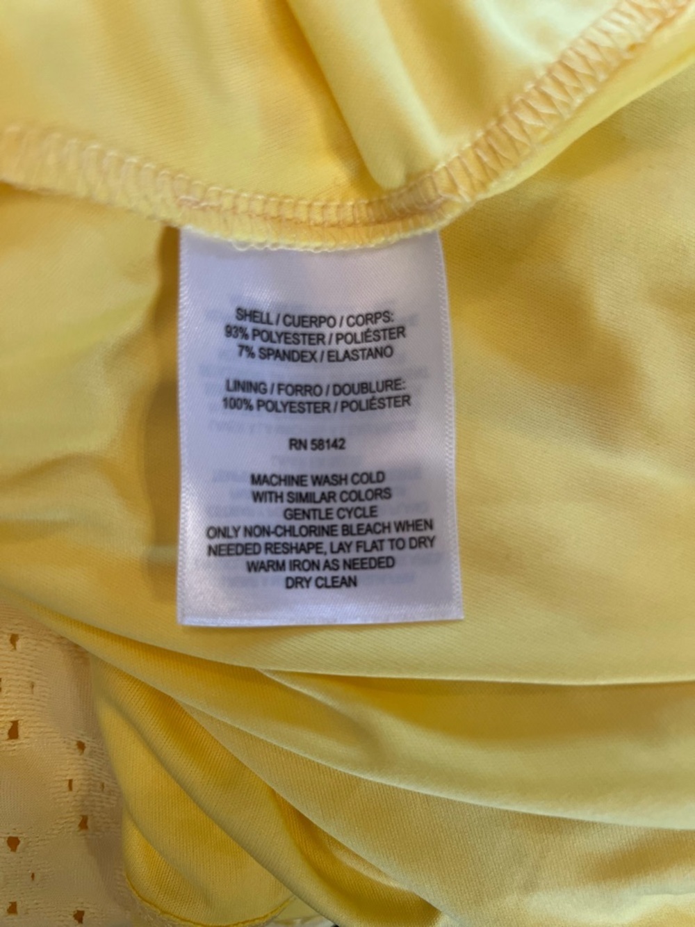 London Times Sunny Yellow Eyelet Wrap Midi Dress - Picture 10 of 10